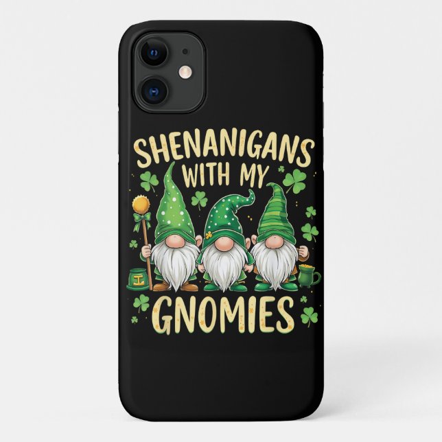 St Patrick’s Day Glückskleeblatt Gnom  Case-Mate iPhone Hülle (Rückseite)