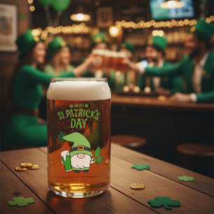 St. Patrick’s Day Gnom  Dosenglas