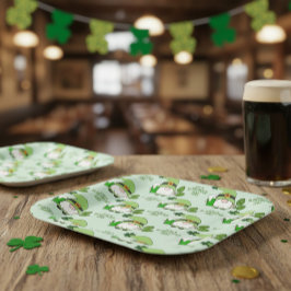 St. Patrick’s Day Gnome Paper Plate Pappteller