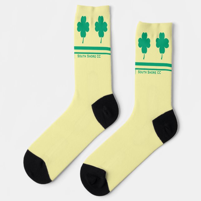 St. Patrick’s Day Golf League Clover Crew Socken (Linkes Detail)