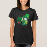 St Patrick S Day Green Garbage Truck Boy Kinder