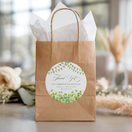 St. Patrick’s Day Green Shamrock Baby Shower Runder Aufkleber