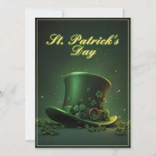 St. Patrick’s Day Hut und Shamrock-Design