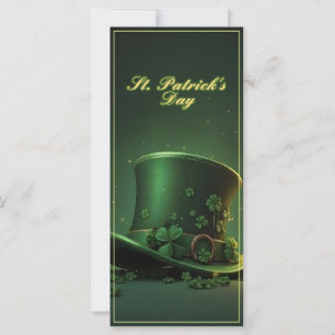 St. Patrick’s Day Hut und Shamrock-Design