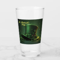 St. Patrick’s Day Hut und Shamrock-Design