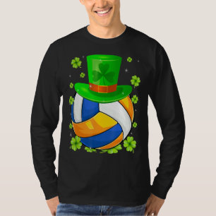 St Patrick S Day Irish Volleyball Lover Hat Shamro T-Shirt