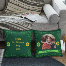 St. Patrick’s Day Kleeblatt Familienfoto Andenken