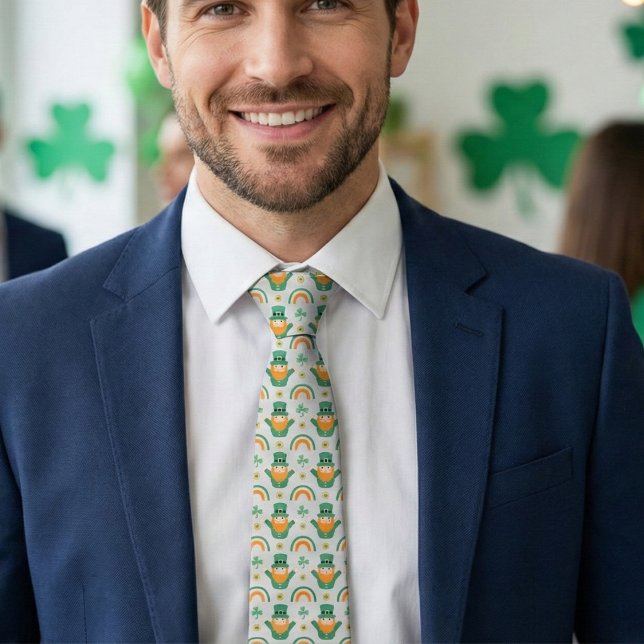 St. Patrick’s Day Leprechaun  Krawatte (St. Patrick’s Day Leprechaun Neck Tie)