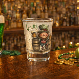 St. Patrick’s Day Leprechaun Toast Shot Glass Schnapsglas