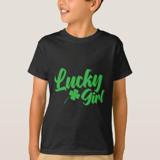 St Patrick`s Day Lucky Girl T-Shirt