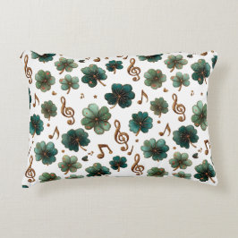 St. Patrick’s Day Musical Shamrock Dekokissen