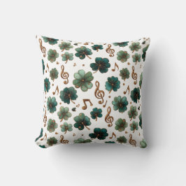 St. Patrick’s Day Musical Shamrock Kissen