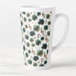 St. Patrick’s Day Musikalisches Kleeblatt Milchtasse