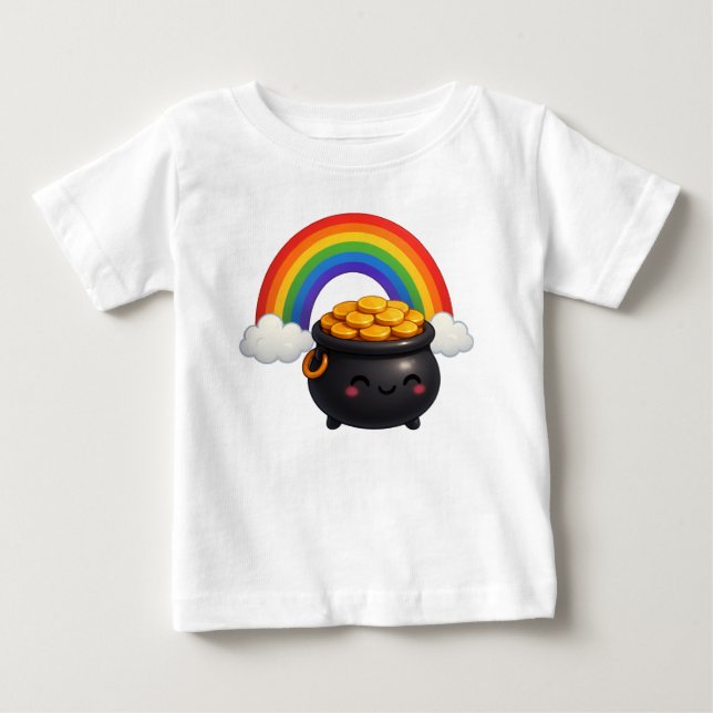 St Patrick’s Day Pot of Gold T-Shirt (Vorderseite)