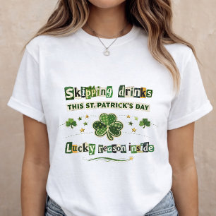 St. Patrick’s Day Schwangerschaftsankündigung T-Shirt