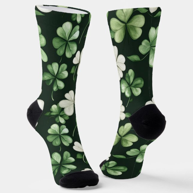 St. Patrick’s Day Shamrock Golf Socken (Gewinkelt)