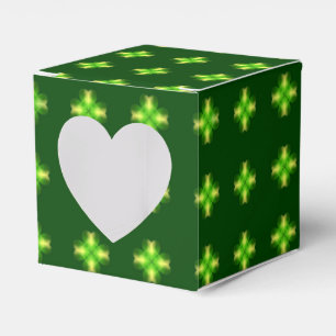 St. Patrick’s Day Shamrock Hintergrund Geschenkschachtel