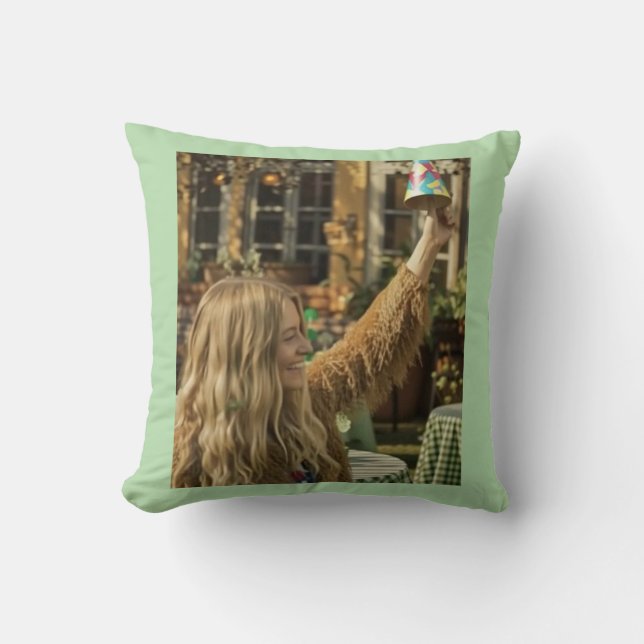 St Patrick’s Day Throw Pillow  Kissen (Vorderseite)