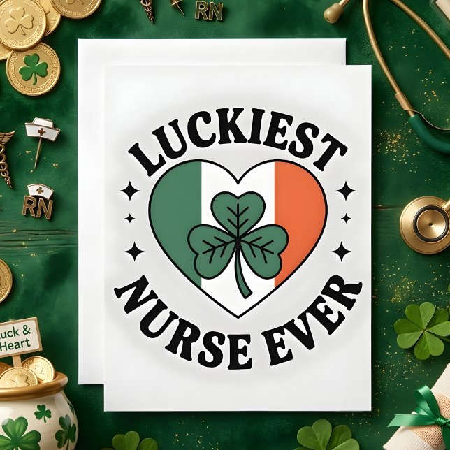 St. Patrick’s Tag Karte für Krankenschwester-Ehefr (Von Creator hochgeladen)