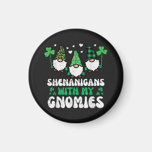 St Patrick Shenanigans mit Gnomies Gnomes Magnet