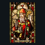 St. Patrick Stains Glas Art Deco Poster<br><div class="desc">St. Patrick in einem Buntglasfenster dargestellt.</div>