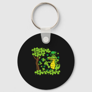 St. Patrick Tag Alligator Shamrock Saint Pattys Mä Schlüsselanhänger