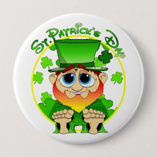 St Patrick Tag Button