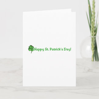St Patrick Tag - gehen Iren! Karte