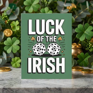 St. Patrick Tag Glück der Iren Feiertagskarte