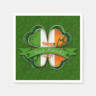 St Patrick Tag - glücklichen St Patrick Tag Serviette