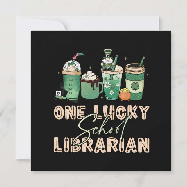 St. Patrick Tag Glücklicher Bibliothekar (Vorderseite)