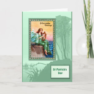 St Patrick Tag, Harpist durch das Meer Karte