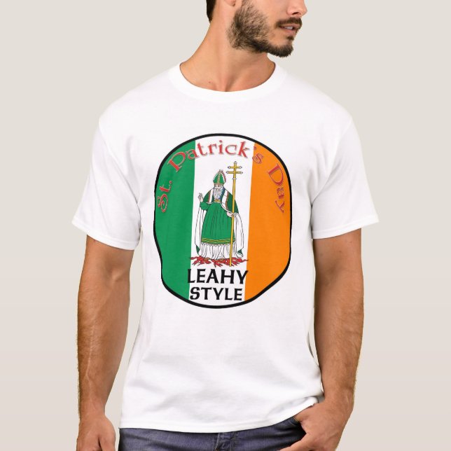 St Patrick Tag - Leahy Art T-Shirt (Vorderseite)