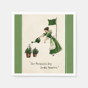 St Patrick Tag morgens Serviette
