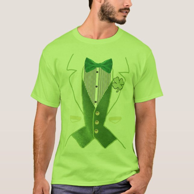 St Patrick Tag Tux T-Shirt (Vorderseite)