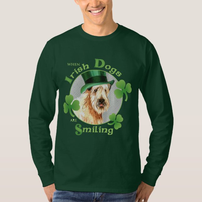St Patrick Tag Wheaten Terrier T-Shirt (Vorderseite)