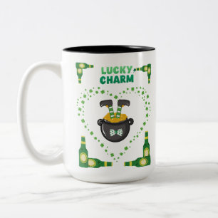 ST. PATRICK-TAG ZWEIFARBIGE TASSE