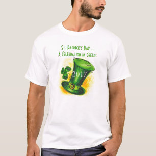 St Patrick Tages… Feier im grünen T - Shirt