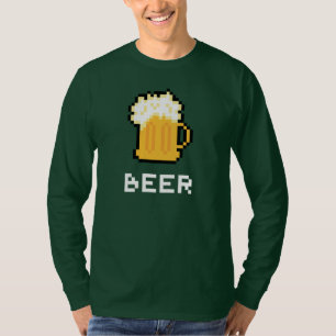 St Patrick Tagesbier-Pixel-Ikonen-T - Shirt