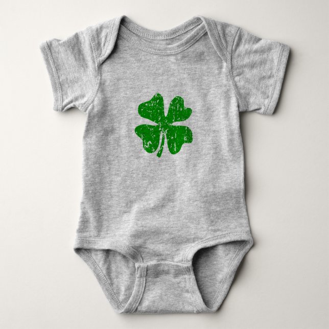 St Patrick Tagesbodysuitkleidung für Babykleinkind Baby Strampler (Vorderseite)