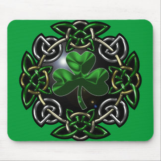 St Patrick Tagesceltic-Knoten Mousepad