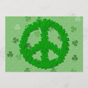 St Patrick Tagesfriedenszeichen Einladung