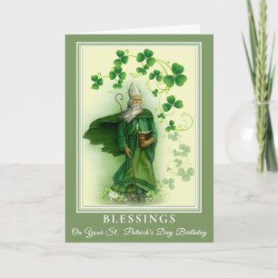 St Patrick Tagesgeburtstag Karte