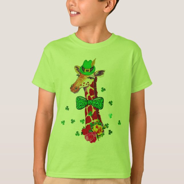 St Patrick Tagesgiraffe T-Shirt (Vorderseite)