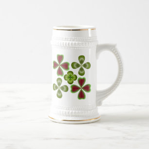 St Patrick Tagesglück des irischen Stein Bierglas