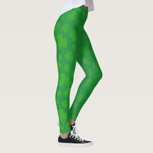 St Patrick Tagesgrün Ombre Kleeblatt Leggings