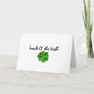 St Patrick Tagesgruß-Karte Karte