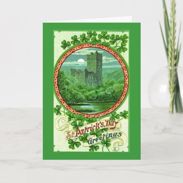 St Patrick Tagesgrüße Karte (Vorderseite)