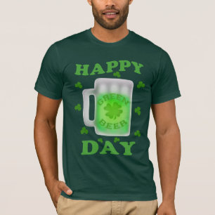 St Patrick Tagesheißer irischer grüner Bier-T - T-Shirt