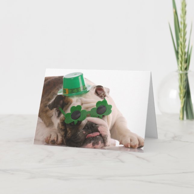 St Patrick Tageshundekarte Karte (Vorderseite)